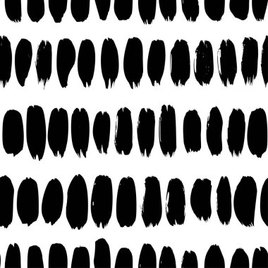 Siyah vektör fırça darbeleri. 