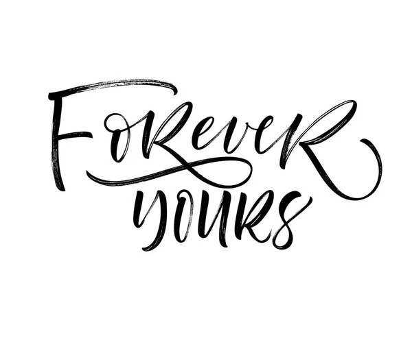 Forever yours kaart. — Stockvector