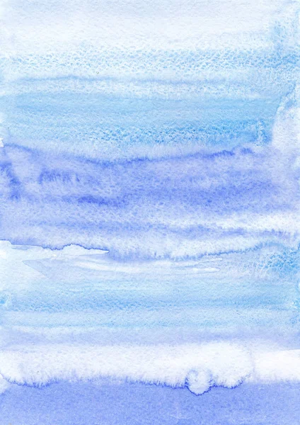 手绘水彩背景 群青和蓝色 水彩抽象背景与梯度 — 图库照片