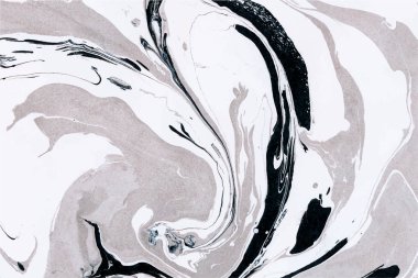 Mermer vektör mürekkep dokusu. Gri, gümüş, beyaz ve siyah mermer desenli soyut arkaplan. 