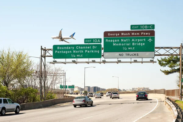 Virginia interstate I-395 — Stockfoto