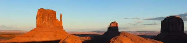 Panorama van Monument Valley — Stockfoto