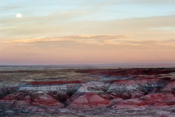 Boyalı çöl gün batımı — Stok fotoğraf