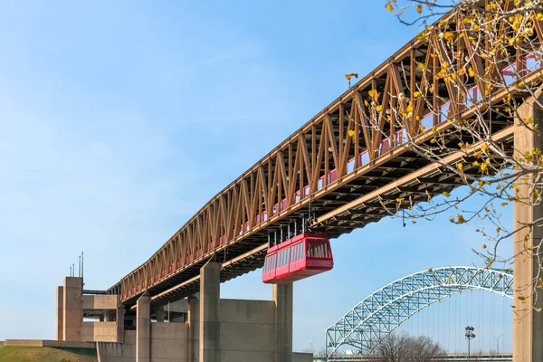 Memphis zawieszenie Monorail — Zdjęcie stockowe