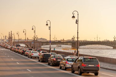 Gün batımında Sarayı dolgu