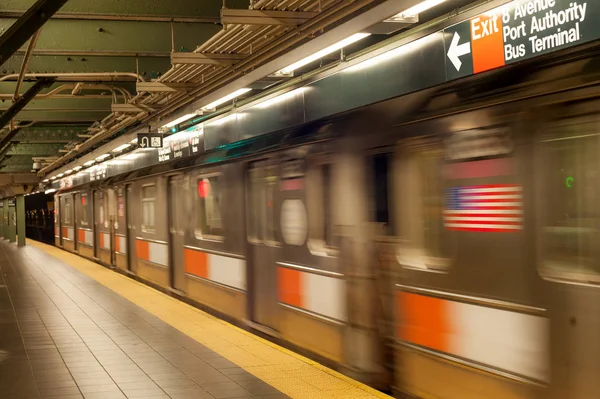 Stasiun Subway NYC — Stok Foto