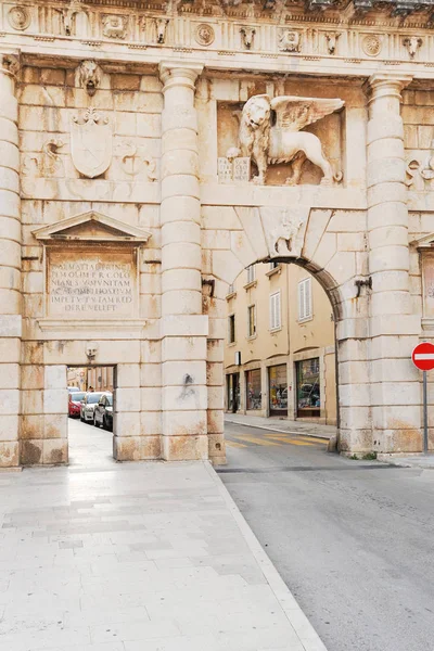 Zadar city gates — Stock Photo, Image