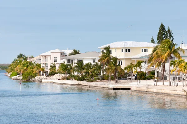 Waterfront villa's in Florida — Stockfoto