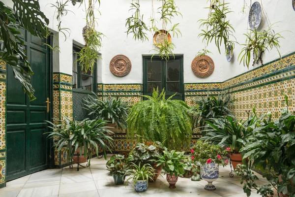 Typical Spanish courtyard — Stock Photo, Image