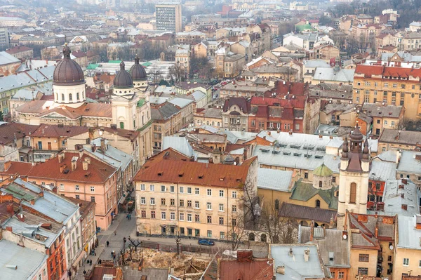 Historickém centru Lvov — Stock fotografie