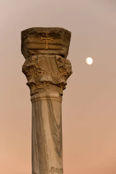 Rovine della colonia di Creek al tramonto — Foto Stock