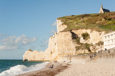 Etretat 'ın tebeşir kayalıkları