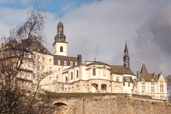 Luxemburg stad stadsgezicht — Stockfoto