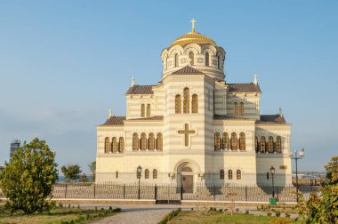 Aziz Vladimir Rus Ortodoks Katedrali, Xix yüzyılda Sivastopol, Kırım 'daki antik Çeronesos Koyu kolonisinin arazisinde inşa edildi.