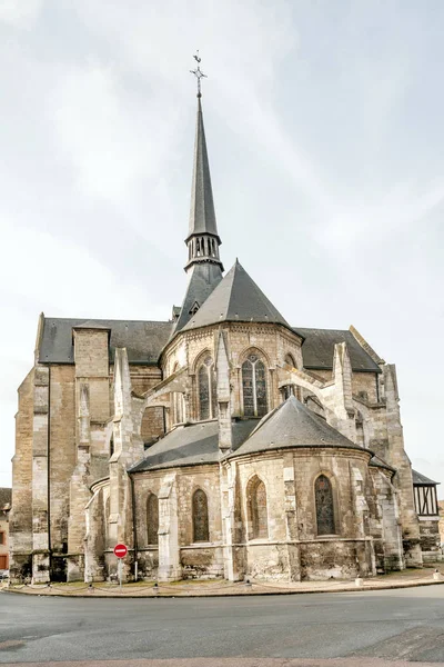 Medeltida Frälsarens Kyrka Pittoreska Kommunen Les Andelys Övre Normandie Frankrike — Stockfoto