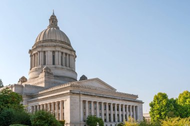 State Capitol (Legislative building) in Olympia, capital of Washington state, USA clipart
