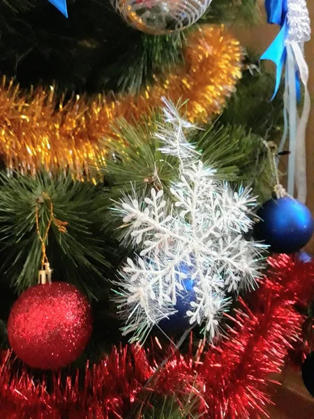 Árbol Navidad Año Nuevo —  Fotos de Stock