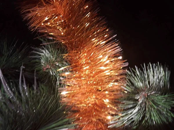 Decoraciones Del Árbol Navidad Año Nuevo —  Fotos de Stock