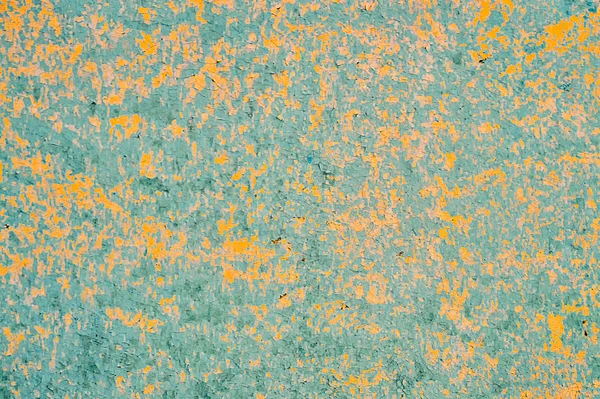 Old paint. Background. Teal and orange toned. — 스톡 사진