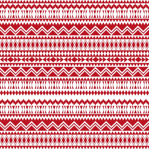 Weihnachten Ethnische Nahtlose Muster Aztec Geometrische Hintergründe Stilvoller Navajo Stoff — Stockvektor