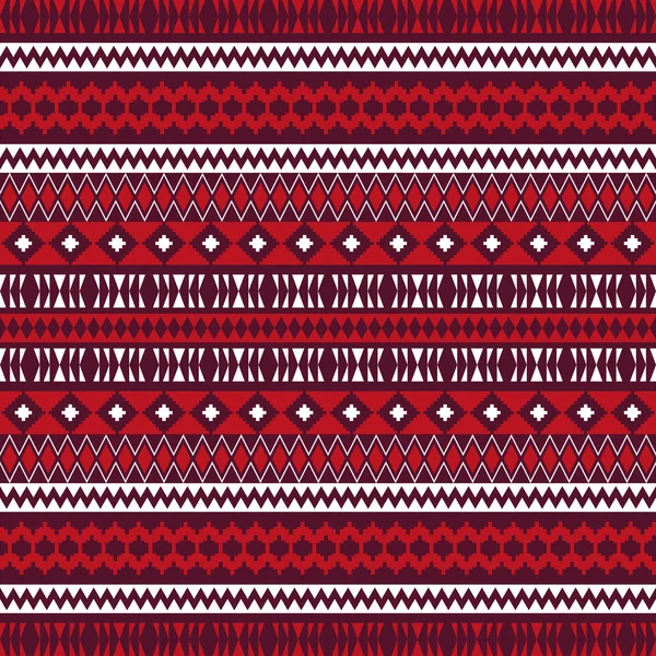 Patrons Sans Couture Ethnique Noël Milieux Géométriques Aztèques Élégant Tissu — Image vectorielle
