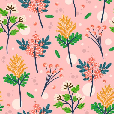 Kusursuz çiçek desenli vektör