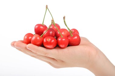 Kiraz eller üzerinde