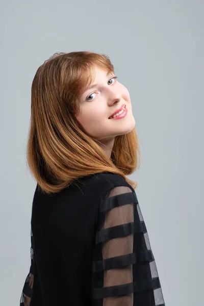 Image of a teenage girl shot in a studio with artificial light — Stock Photo, Image