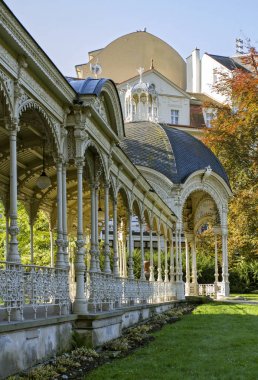 Karlovy Vary.Thermal bahar - Çek Cumhuriyeti 