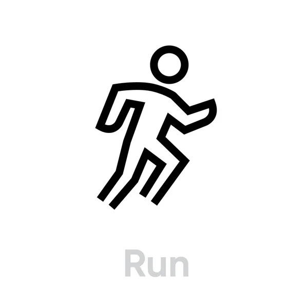 Run sport icoon — Stockvector