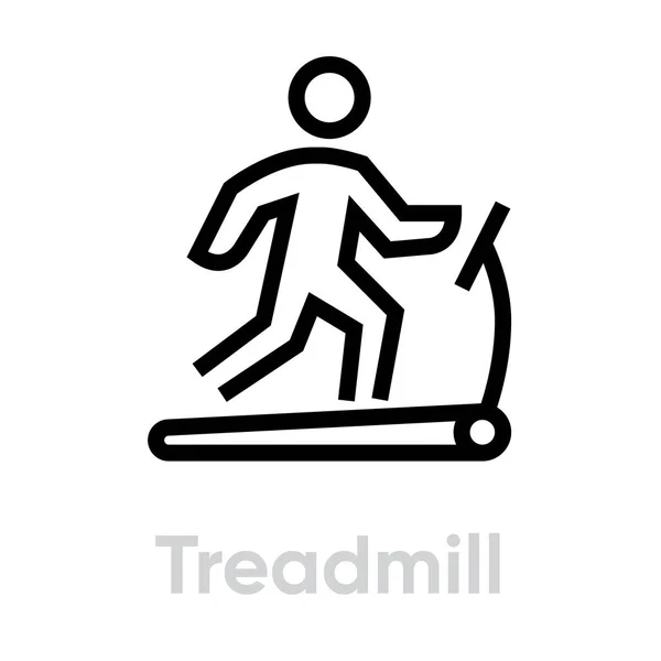 Treadmill icon activity — ストックベクタ