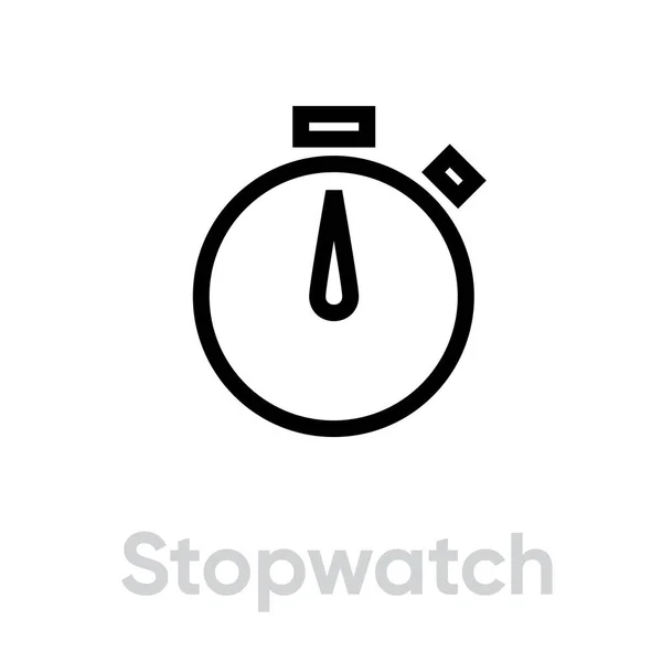 Stoppursikonen timer — Stock vektor