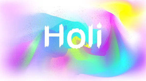 Abstract kleurrijke explosie poeder holi festival achtergrond voor kopieerruimte voor tekst. Kleurenfestival van India viering groeten, uitnodiging, poster. - Vector — Stockfoto