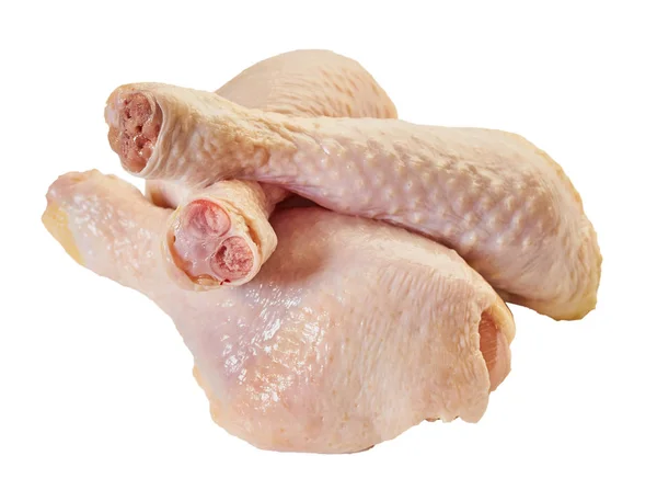 Carne crua, perna de frango — Fotografia de Stock