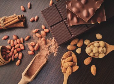 çikolata ve fındık 