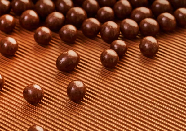 Caramelo redondo chocolate — Foto de Stock