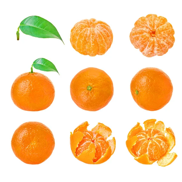 Set mandarin isolated — ストック写真