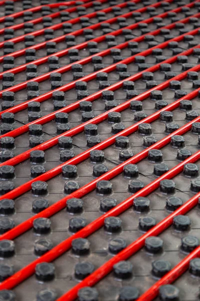 Details of a underfloor heating system
