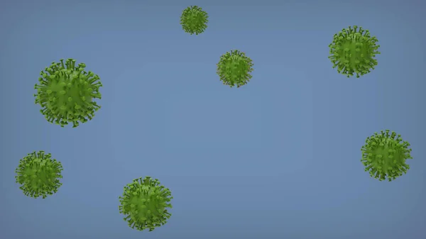 Coronavirus Moleküllerinin Modelleri. Virüs moleküllerinden mikroskop koronavirüs örneği. Koronavirüs salgını veya pandemik konsept.