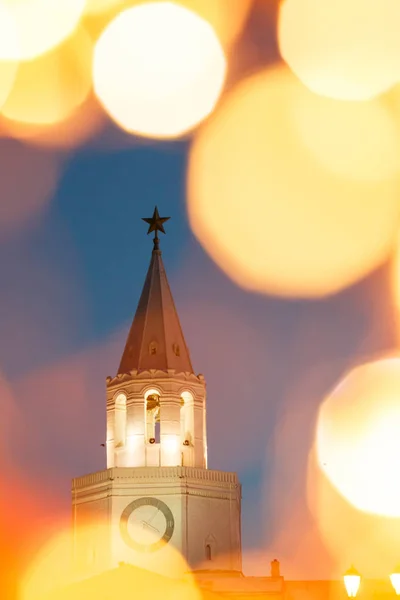 Spasskaya tower of the Kazan Kremlin — Stock Photo, Image