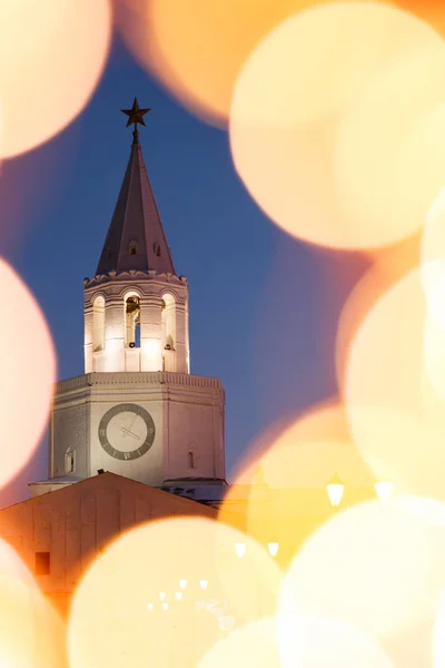 Spasskaya tower of the Kazan Kremlin — Stock Photo, Image