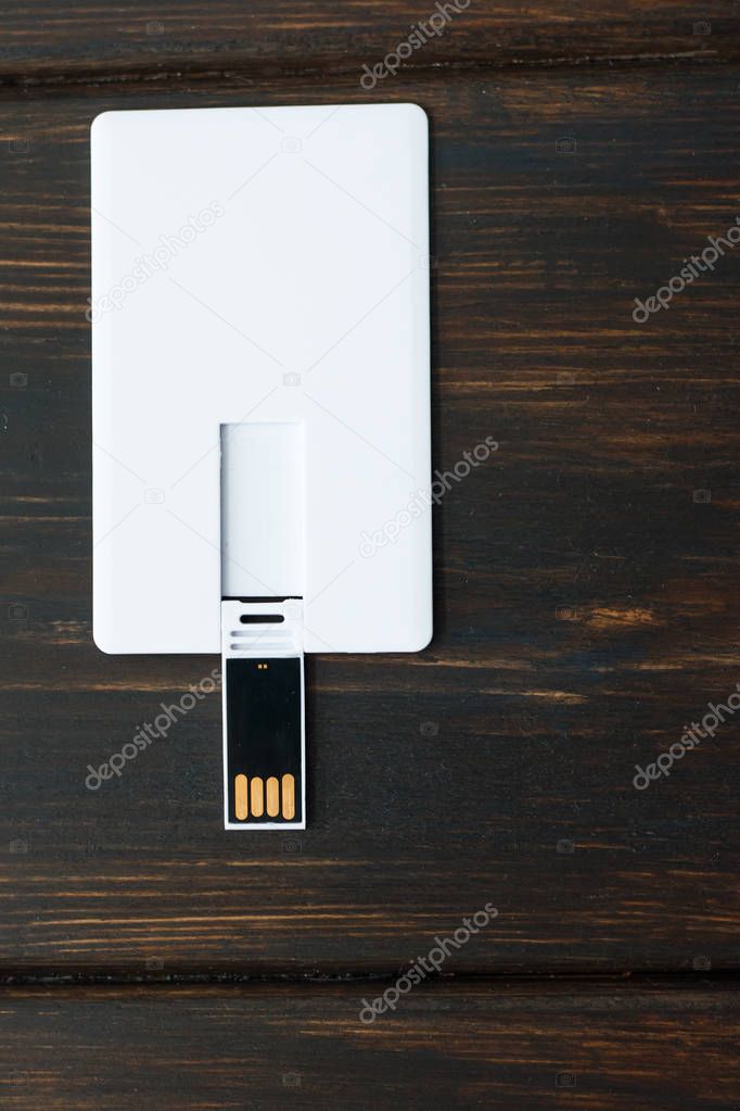 Corporate branding mockup template, isolated on dark wooden background.workspace