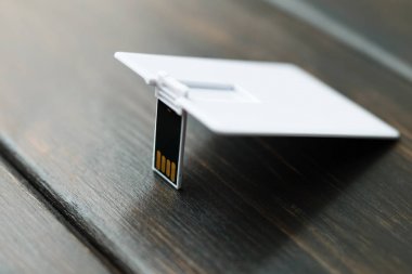 Boş usb flash kart kartların fotoğraf.