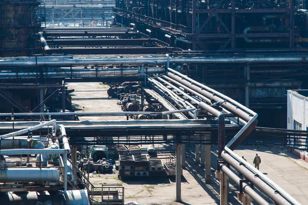 Oil and gas refinery — Stock Photo, Image