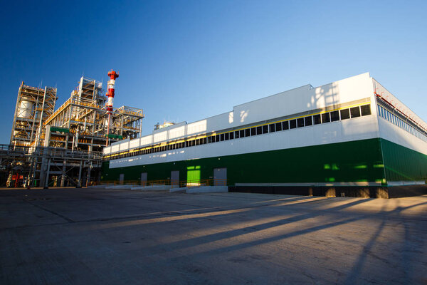 buildings on the territory of the plant