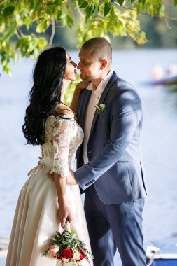 Gelin ve damat Park Düğün çekim