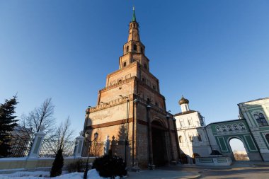 Kazan Kremlin Suyumbike kulesinde. Kazan, Tataristan, Rusya Federasyonu