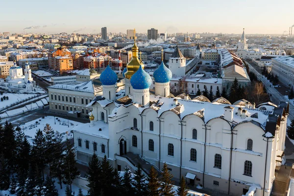 Catedral de Blagoveshchenskiy do Kremlin Kazan — Fotografia de Stock