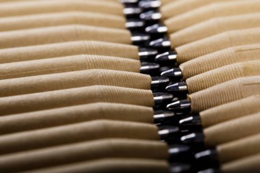 Makro fotoğraf, kullanılan tükenmez kalem ucu, siyah beyaz resim yakından. Tasarım kadar alay.