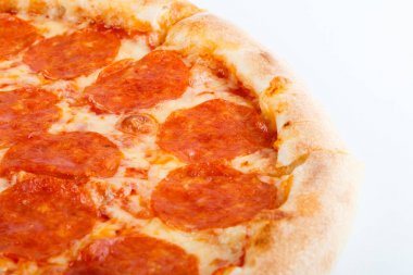 Biberli Pizza. Sorunsuz gıda doku. Bu doku kumaş ve malzeme baskı, resim arka planlarını, posterler ve menüler, Davetiyeler, kolaj, hediye paketi, duvar kağıdı, türü tasarımları vb içinde kullanmak.